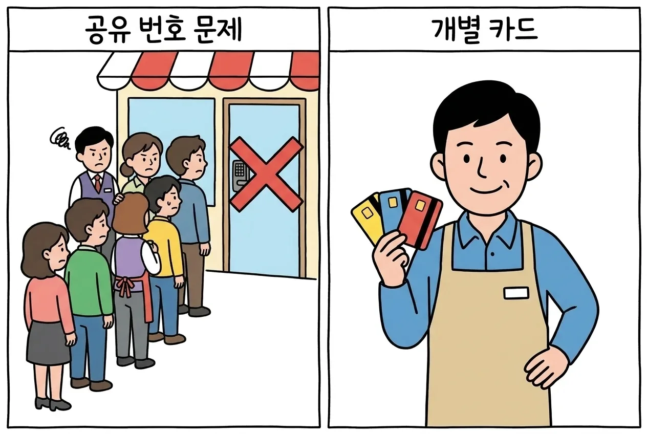 수원 상가·사무실 도어락, 직원·방문자 출입 관리하는 법